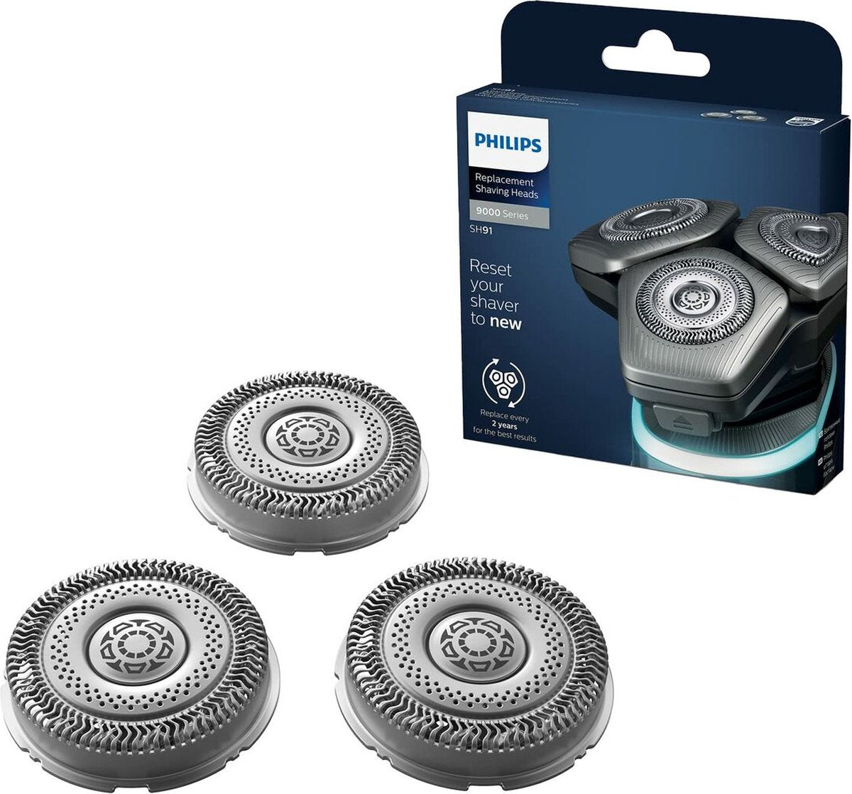 Philips 9000 Serie SH91/50 - Scheerkoppen - 3 stuks