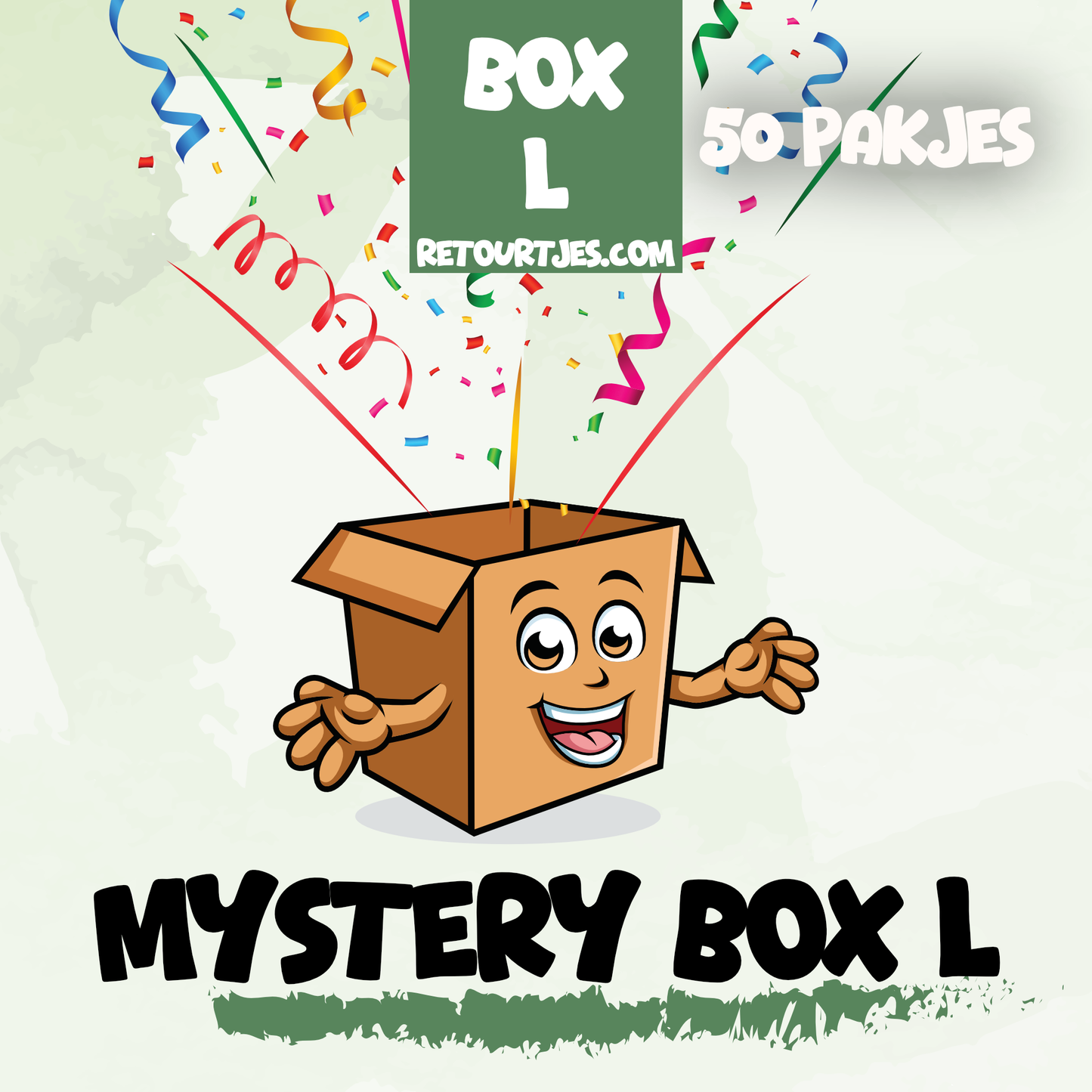 Mystery box L - 50 pakjes