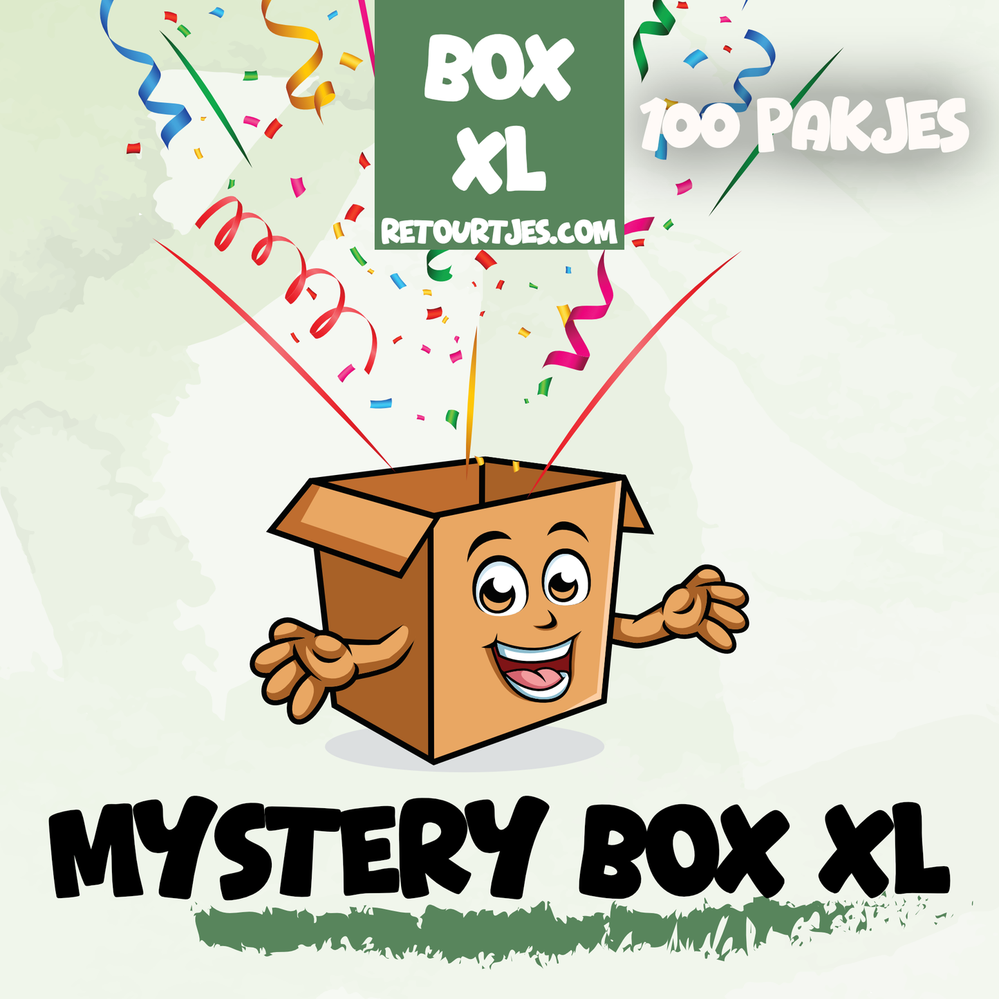 Mystery box XL - 100 pakjes